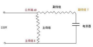 家用自吸泵反转电路图